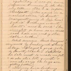 a page of handwritten text