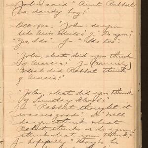 a page of handwritten text