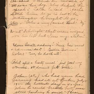 a page of handwritten text