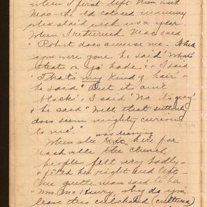 a page of handwritten text
