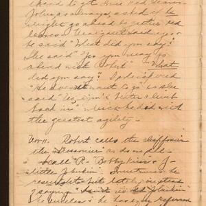a page of handwritten text