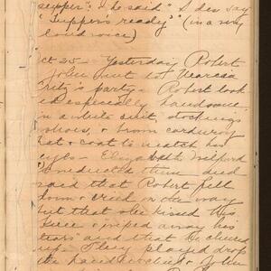 a page of handwritten text