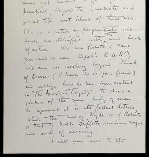 a page of handwritten text