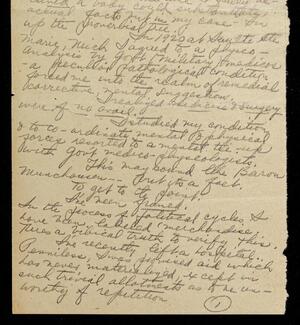 a page of handwritten text