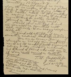 a page of handwritten text