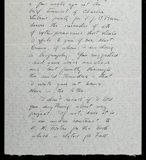 a page of handwritten text