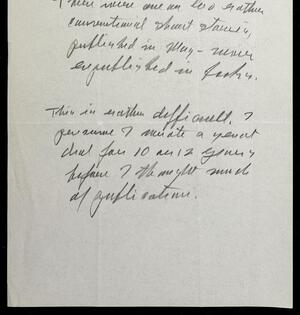 a page of handwritten text