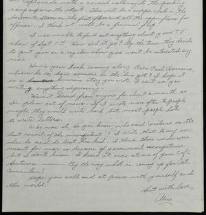 a page of handwritten text