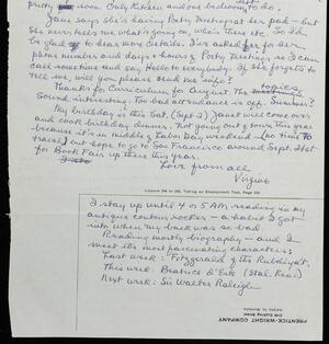 a page of handwritten text