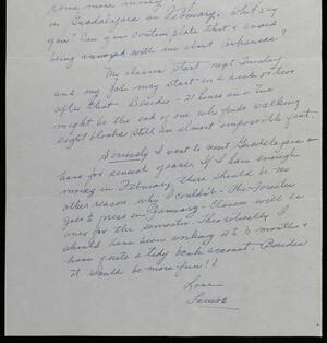 a page of handwritten text