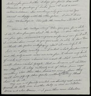 a page of handwritten text