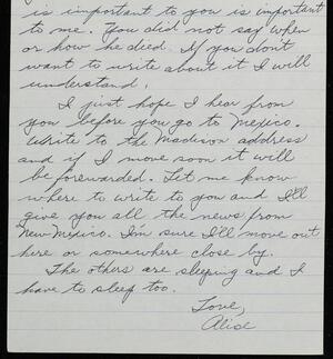 a page of handwritten text