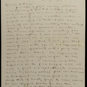 a page of handwritten text