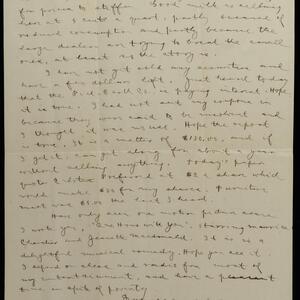 a page of handwritten text