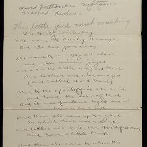 a page of handwritten text