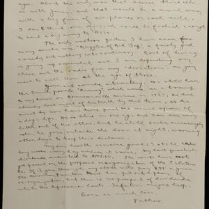 a page of handwritten text