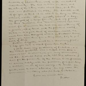 a page of handwritten text