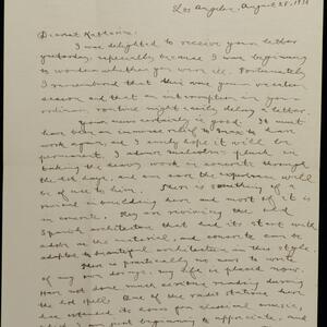 a page of handwritten text