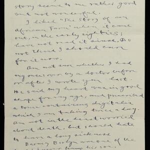 a page of handwritten text