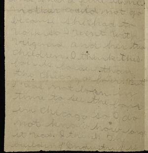 a page of handwritten text