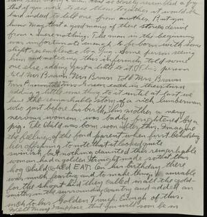 a page of handwritten text