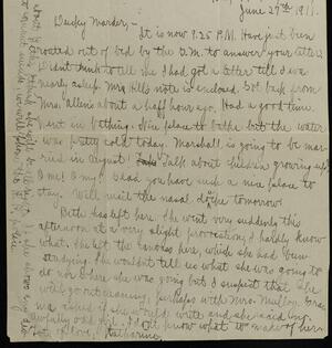 a page of handwritten text