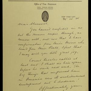 a page of handwritten text