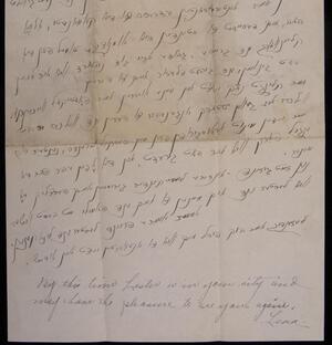 a page of handwritten text