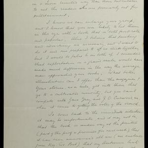 a page of handwritten text