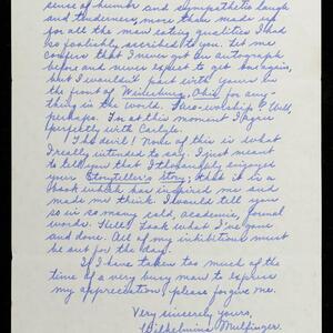a page of handwritten text