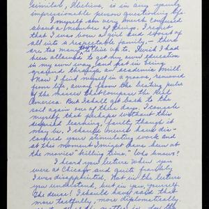 a page of handwritten text