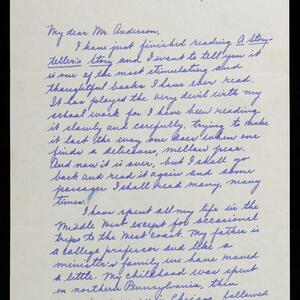 a page of handwritten text
