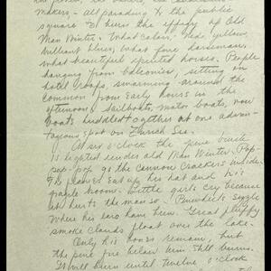 a page of handwritten text