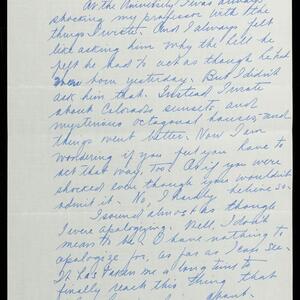 a page of handwritten text
