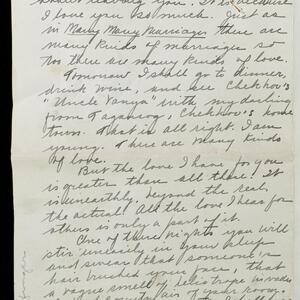 a page of handwritten text