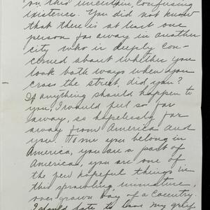 a page of handwritten text