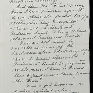 a page of handwritten text