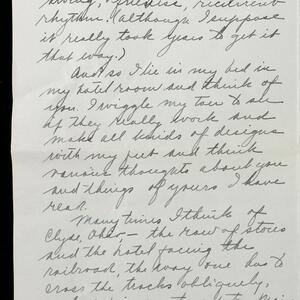 a page of handwritten text