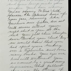 a page of handwritten text