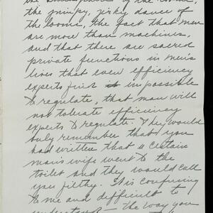 a page of handwritten text