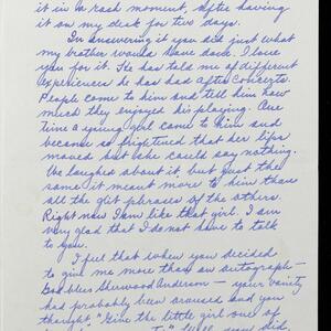 a page of handwritten text