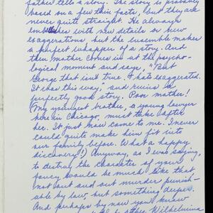 a page of handwritten text