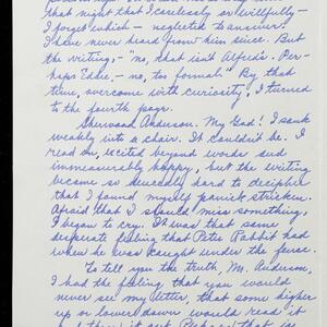 a page of handwritten text