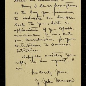 a page of handwritten text