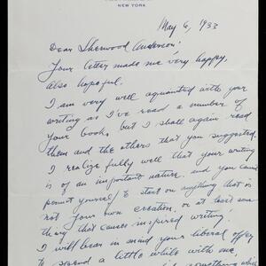a page of handwritten text