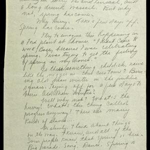 a page of handwritten text