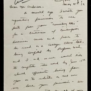 a page of handwritten text