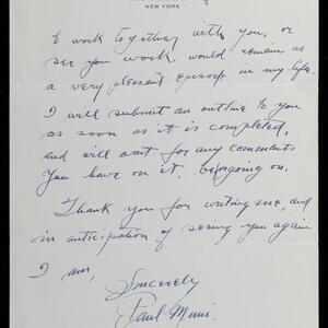 a page of handwritten text