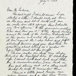 a page of handwritten text