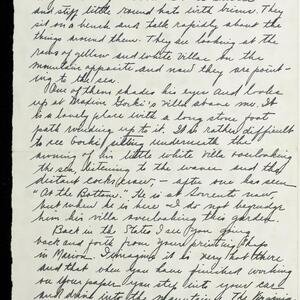 a page of handwritten text